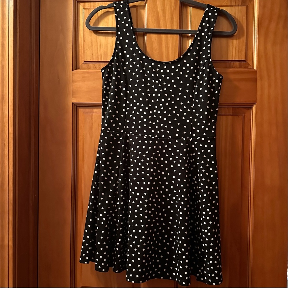H&M Black & White Polka Dot Dress